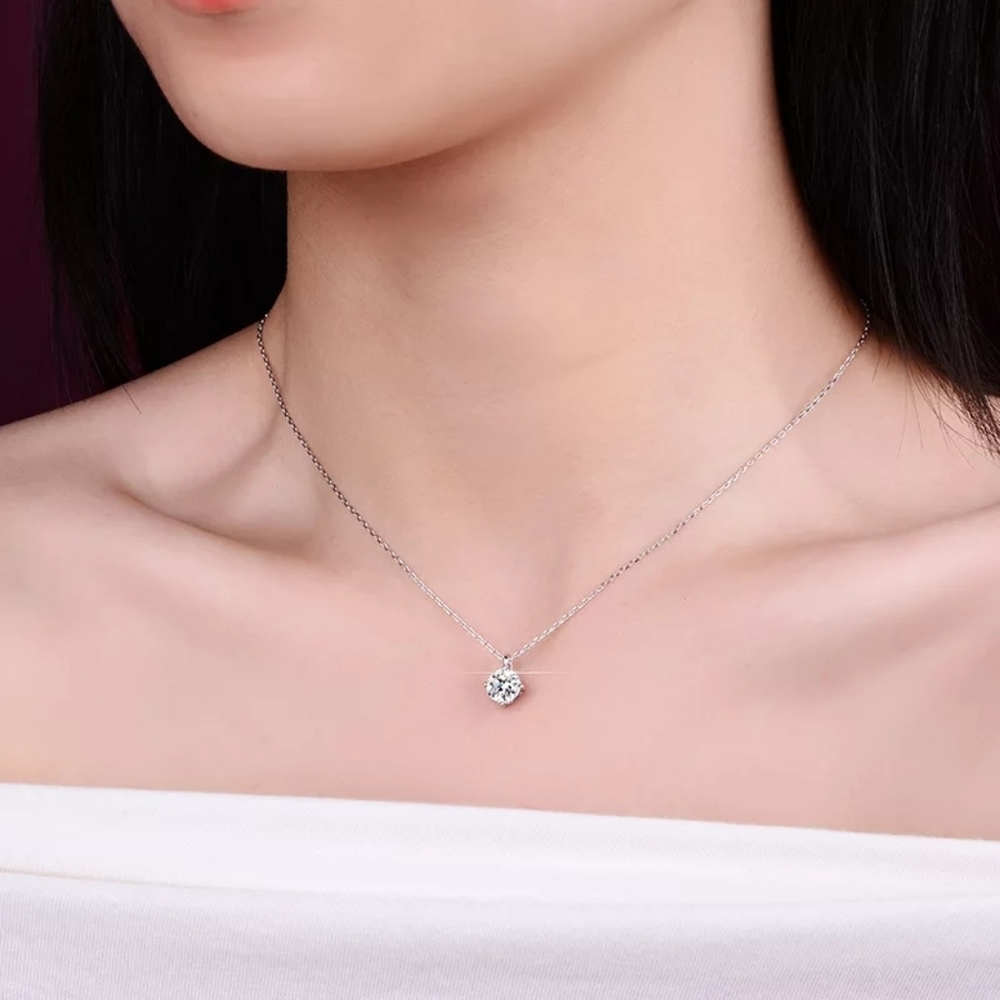 🌹NEW Luxury Rose Gold Zircon Necklace - Picture 3 of 3